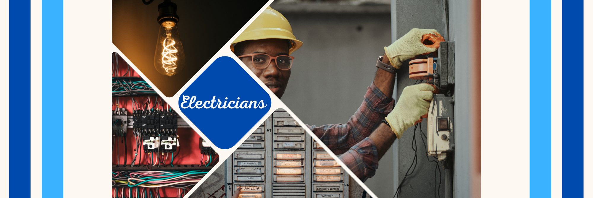 Electricians-Photos (12 × 4 in)